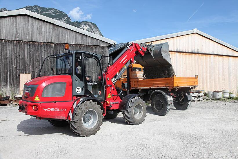 Weidemann Teleskopradlader 4080LPT im Einsatz