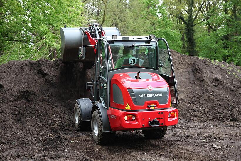 Weidemann Radlader 2080 im Einsatz