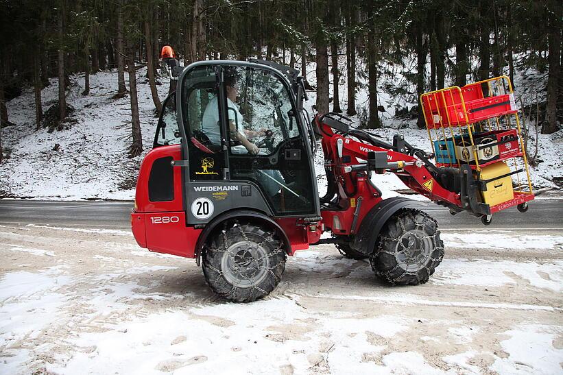 Weidemann Hoftrac 1280 im Einsatz