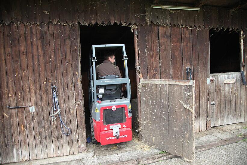 Weidemann Hoftrac 1140 im Einsatz