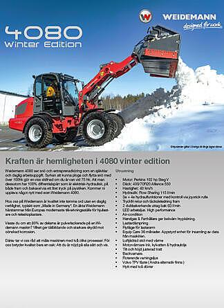 Thumbnail Weidemann 4080 Winter Edition Flyer