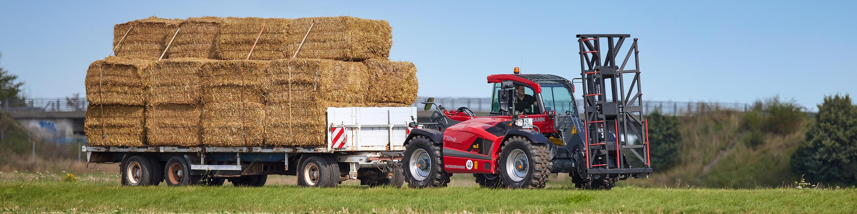 Weidemann chariot télescopique T7042 en action