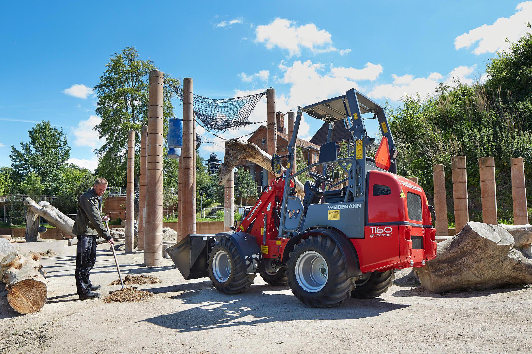 Weidemann Hoftrac 1160e en action