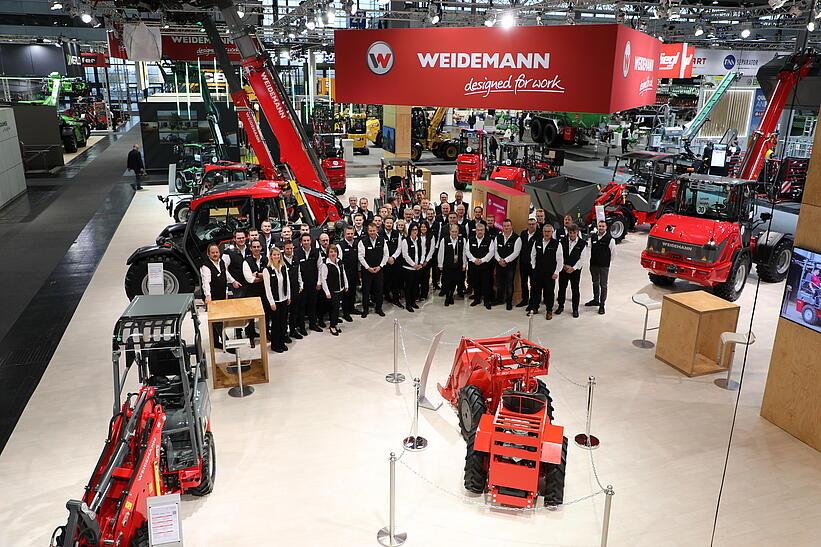 Weidemann Messestand EuroTier 2024