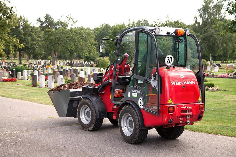 Weidemann Hoftrac 1280 im Einsatz