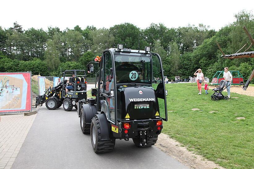 Weidemann Hoftrac 1140 und 1280 im Einsatz auf dem Ketteler Hof