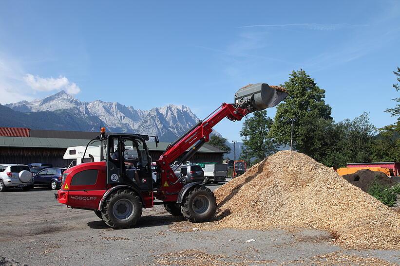 Weidemann Teleskopradlader 4080LPT im Einsatz