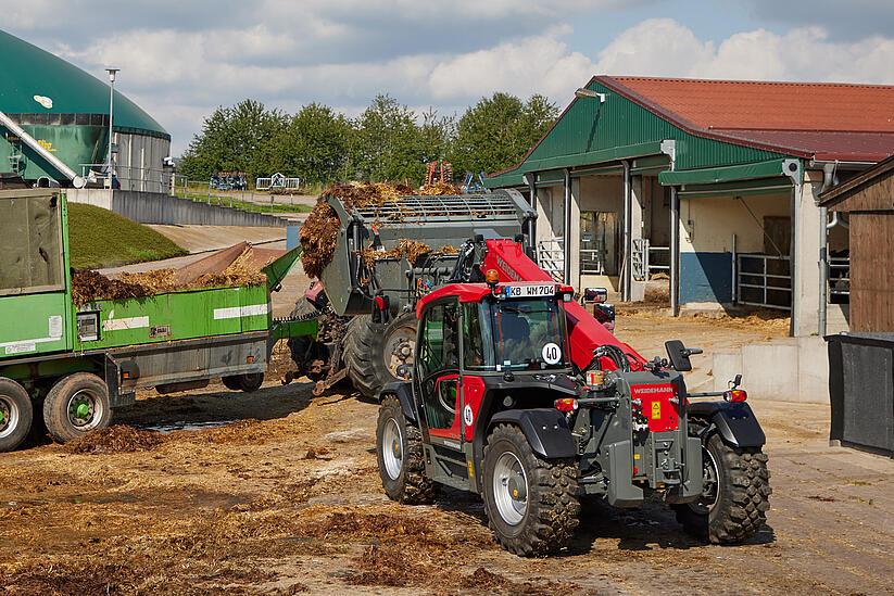 Weidemann telehandler T9535 economy, application