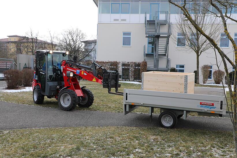 Weidemann Hoftrac 1240LP im Einsatz