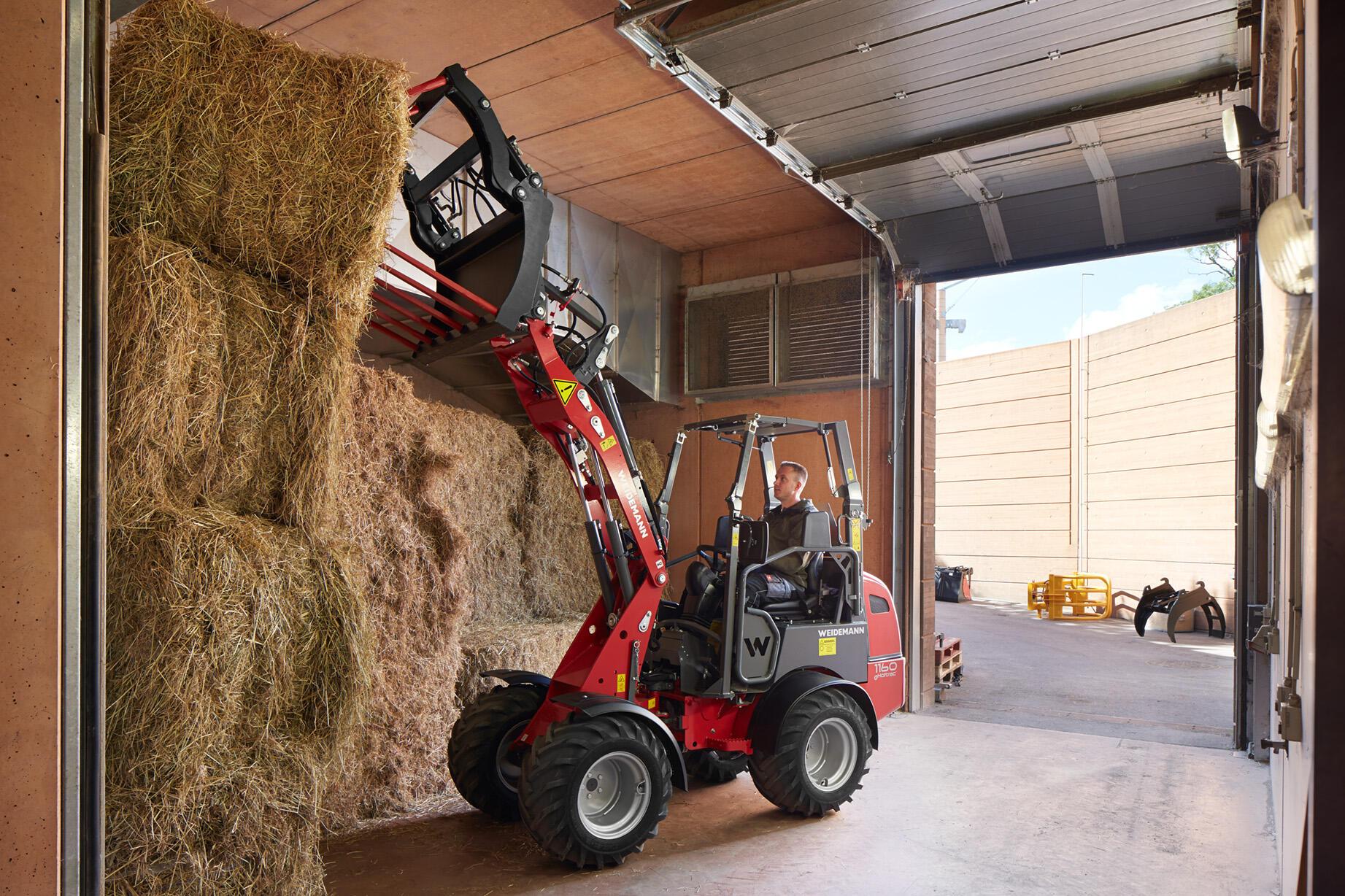 Weidemann Hoftrac 1160e en action