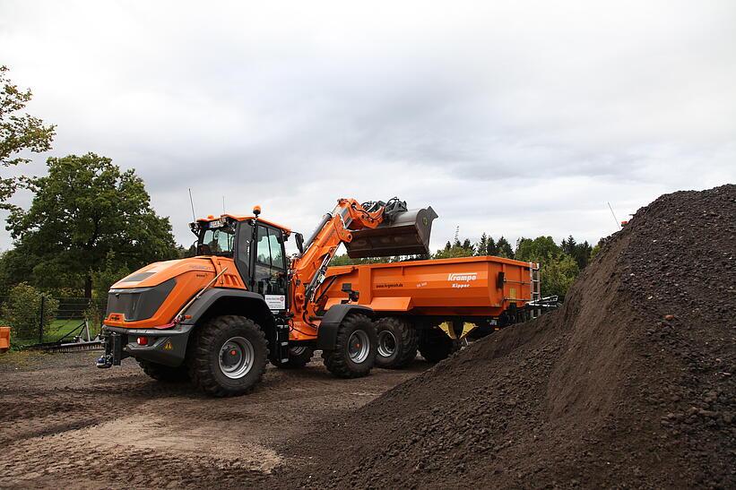 Weidemann Teleskopradlader 9580T im Einsatz