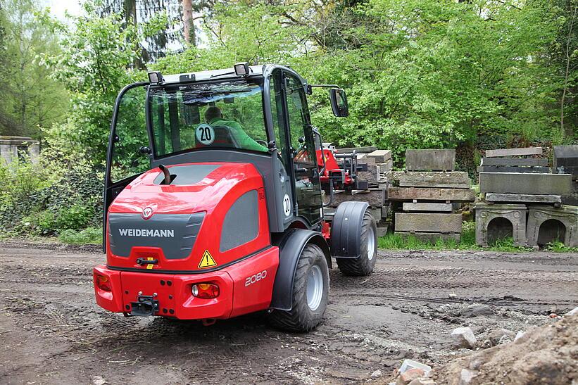 Weidemann Radlader 2080 im Einsatz