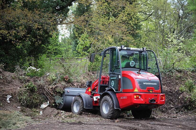 Weidemann Radlader 2080 im Einsatz