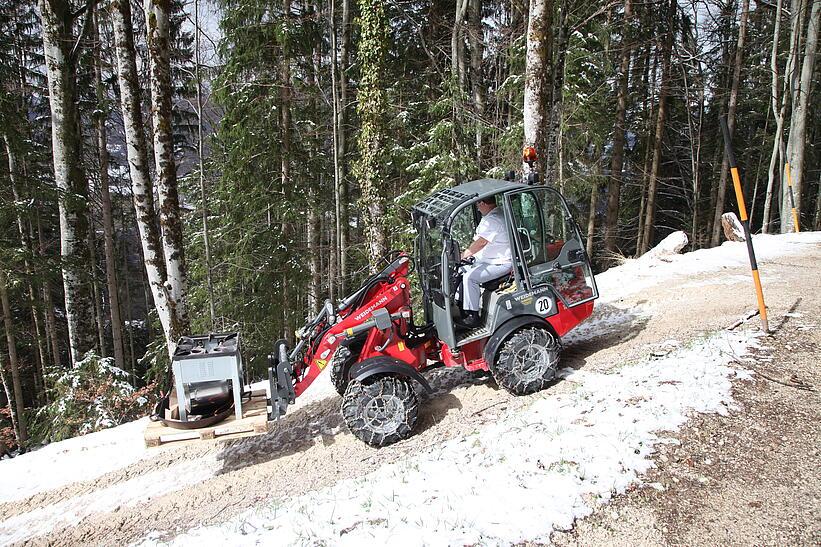 Weidemann Hoftrac 1280 im Einsatz