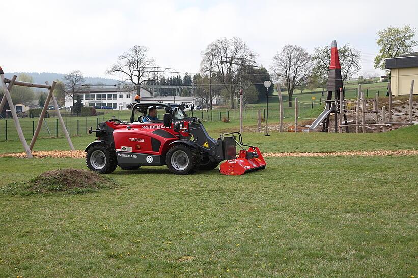 Weidemann Teleskoplader T5522 im Einsatz