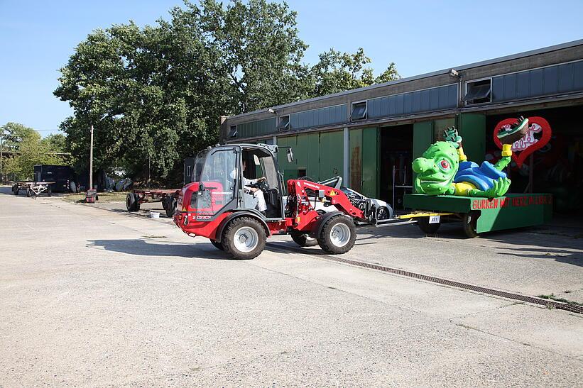 Weidemann Radlader 2070LP im Einsatz