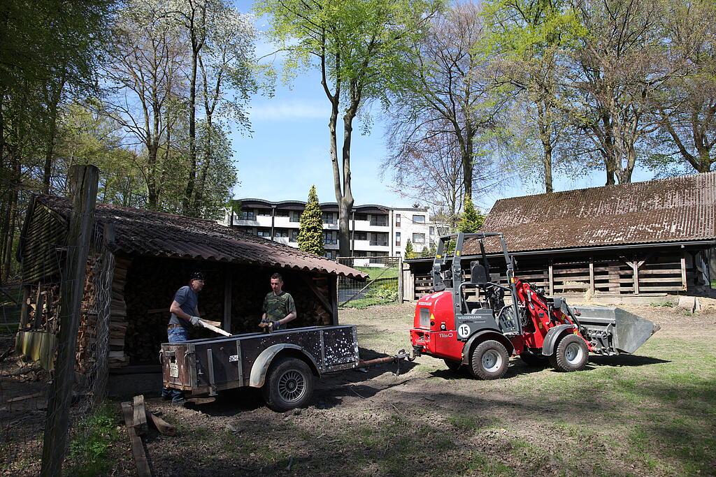 Weidemann Hoftrac 1160 im Einsatz