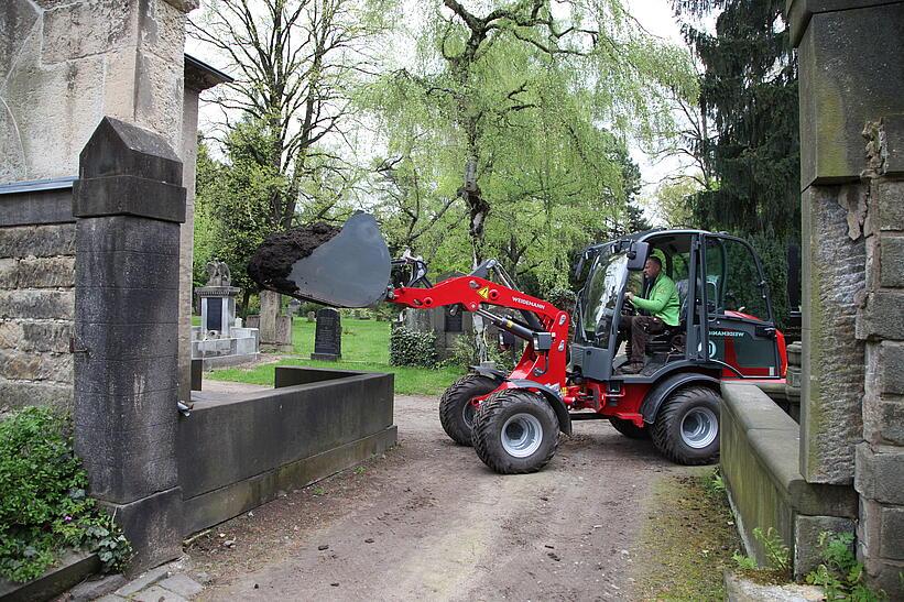 Weidemann Radlader 2080 im Einsatz