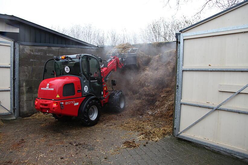 Weidemann Teleskopradlader 2070T im Einsatz