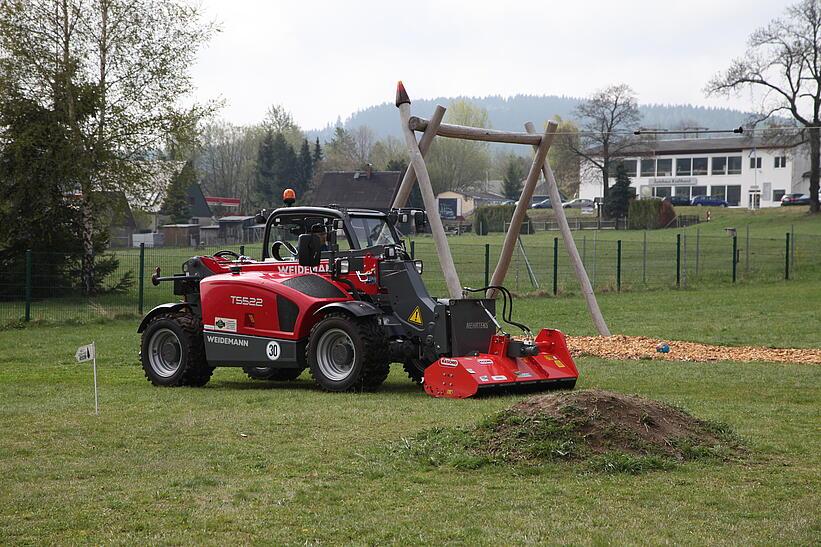 Weidemann Teleskoplader T5522 im Einsatz