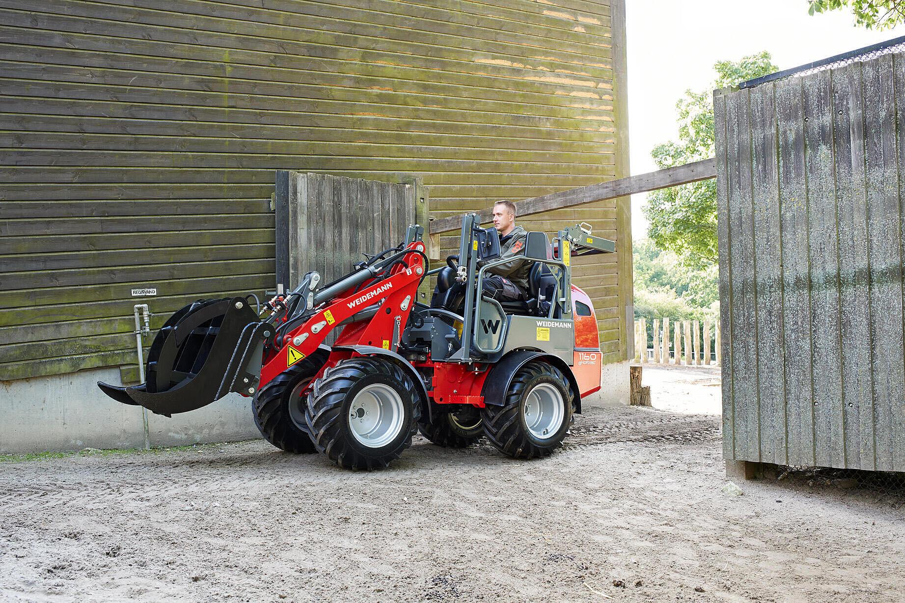 Weidemann Hoftrac 1160e en action