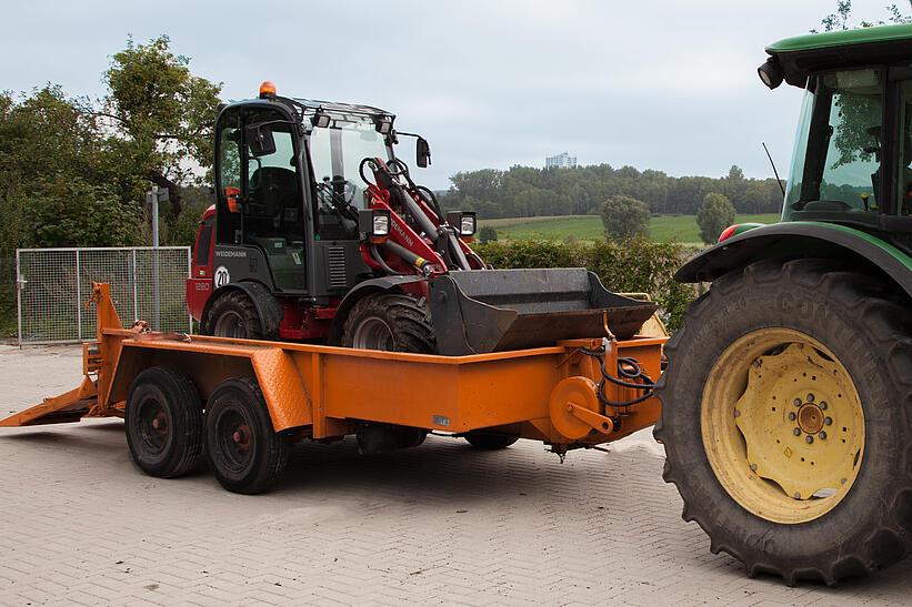 Weidemann Hoftrac 1280 im Einsatz