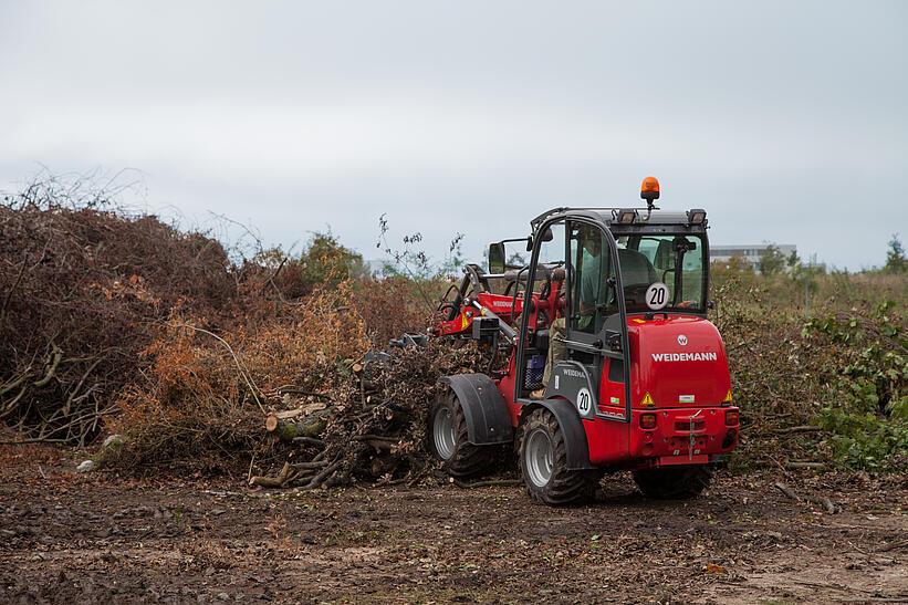 Weidemann Hoftrac 1280 im Einsatz