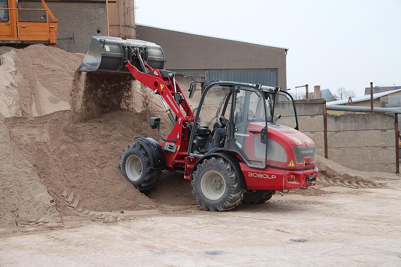 Weidemann Radlader 3080LP im Einsatz