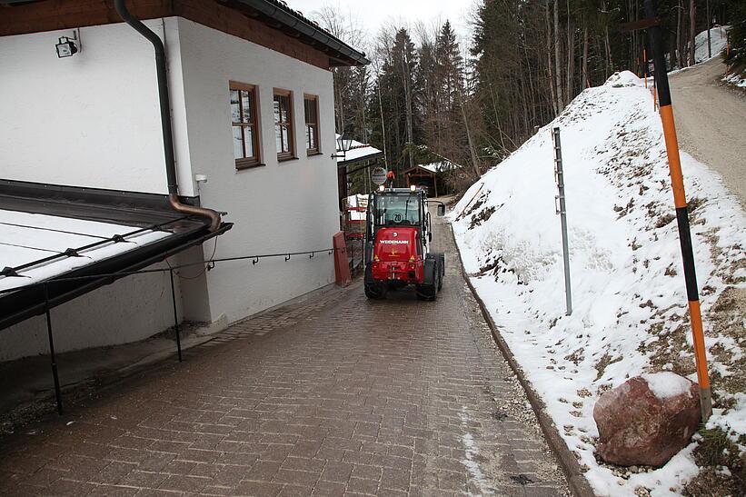 Weidemann Hoftrac 1280 im Einsatz