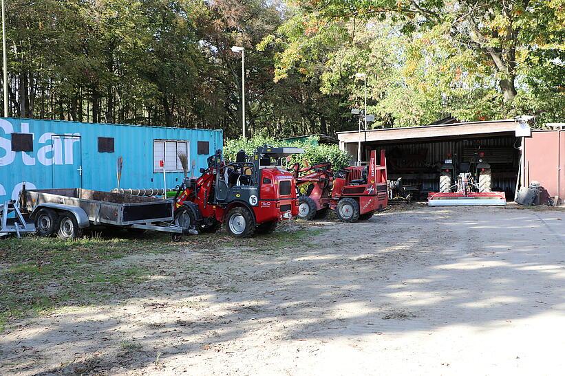 Weidemann 1160 eHoftrac im Einsatz