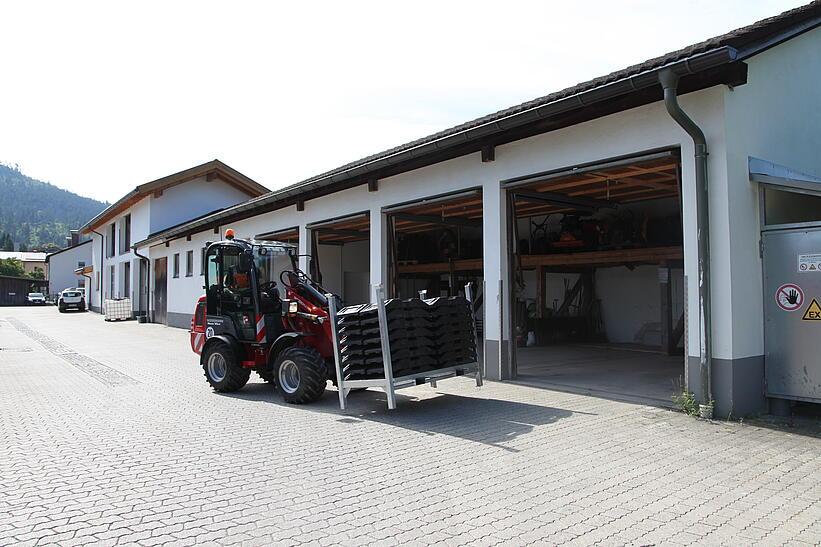 Weidemann Hoftrac 1280 im Einsatz