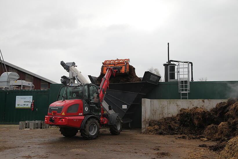 Weidemann Teleskopradlader 4080T im Einsatz