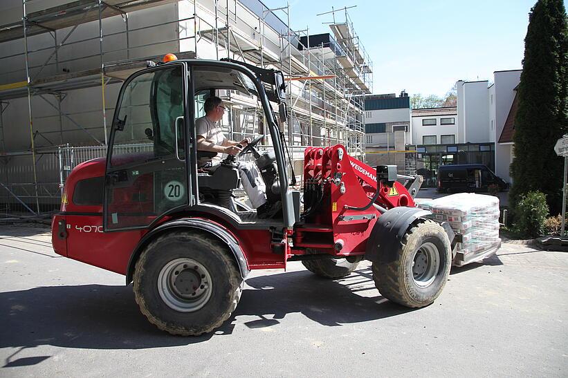 Weidemann Radlader 4070 im Einsatz