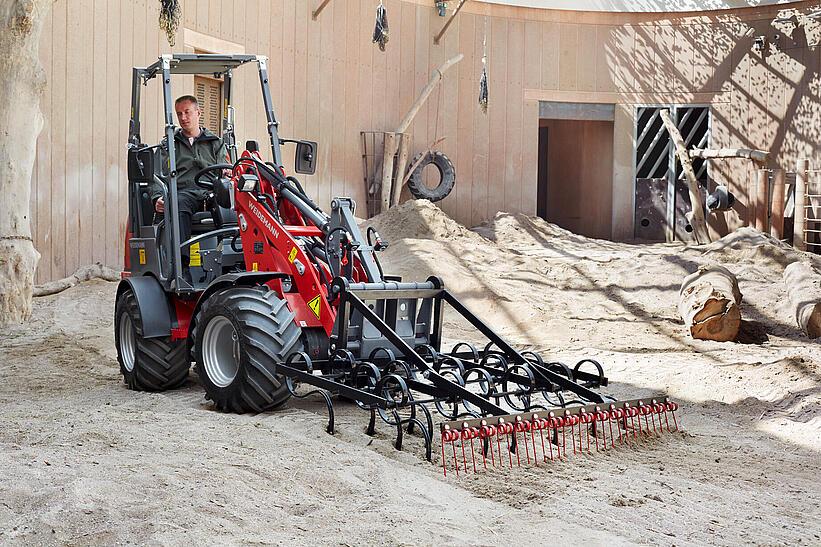 Weidemann 1160 eHoftrac im Einsatz