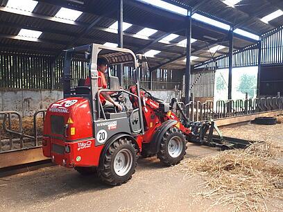 Weidemann 1160 eHoftrac im Einsatz