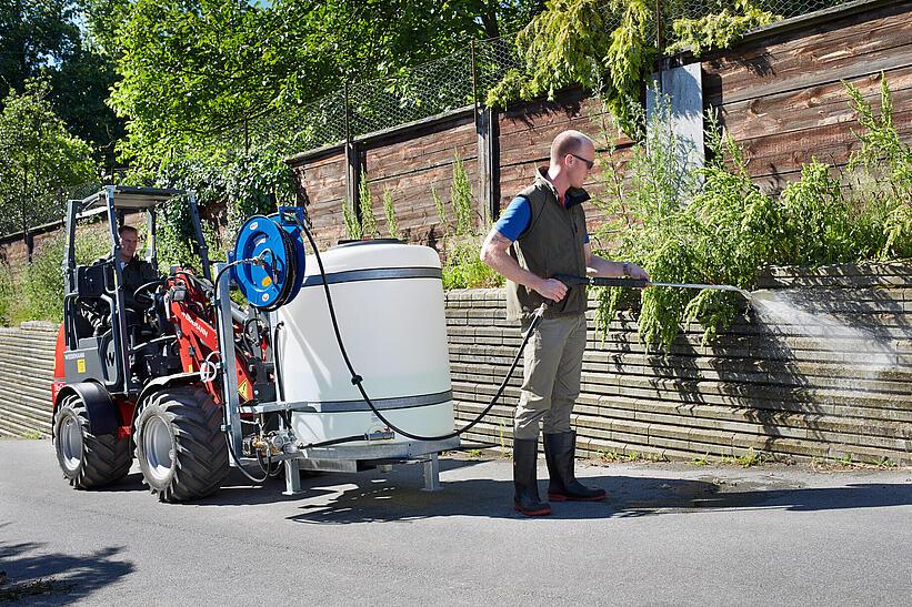 Weidemann 1160 eHoftrac im Einsatz