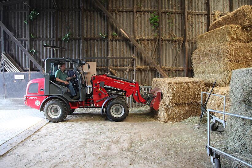 Weidemann Teleskopradlader 2070LPT im Einsatz