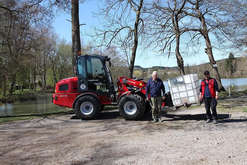 Weidemann Radlader 3070 CX80 im Einsatz