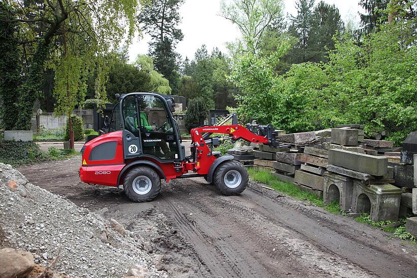 Weidemann Radlader 2080 im Einsatz