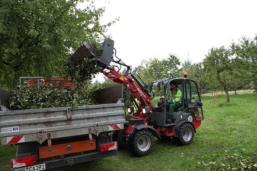 Weidemann Hoftrac 1280 im Einsatz