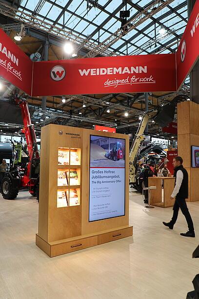 Weidemann Messestand EuroTier 2024