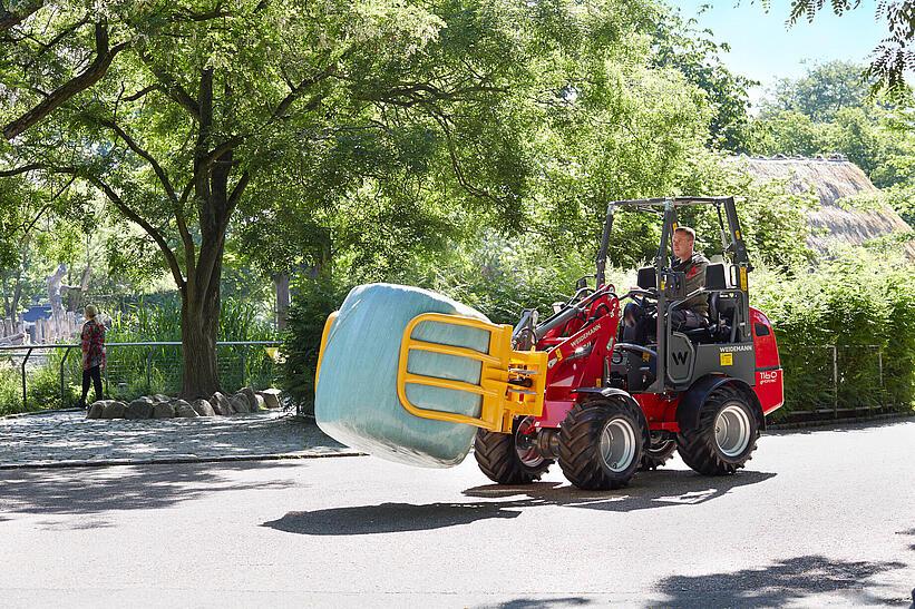 Weidemann 1160 eHoftrac im Einsatz