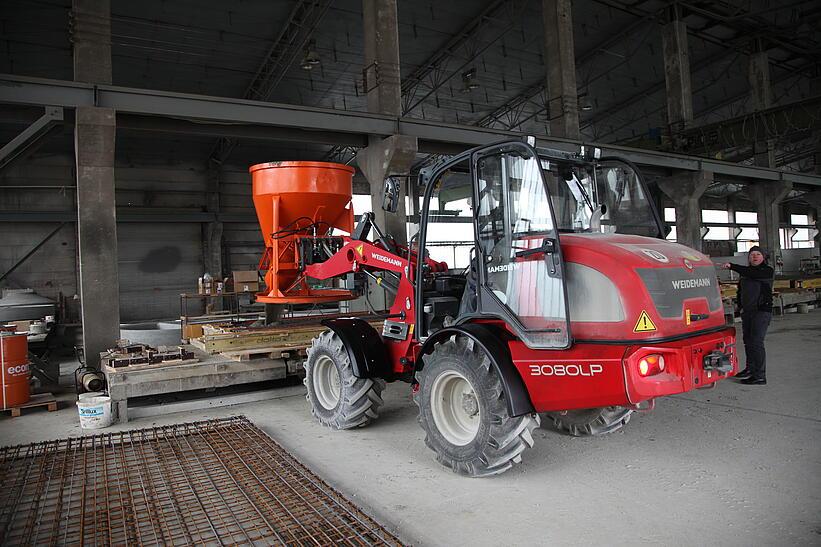 Weidemann Radlader 3080LP im Einsatz