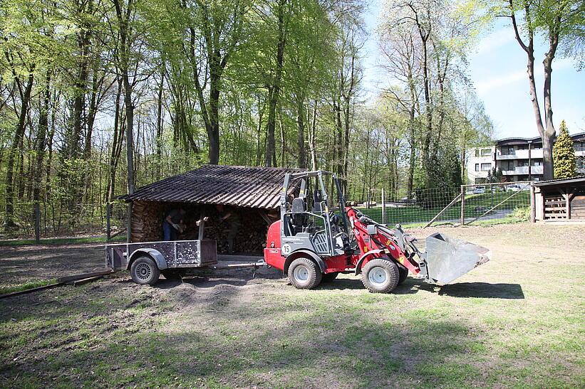 Weidemann Hoftrac 1160 im Einsatz