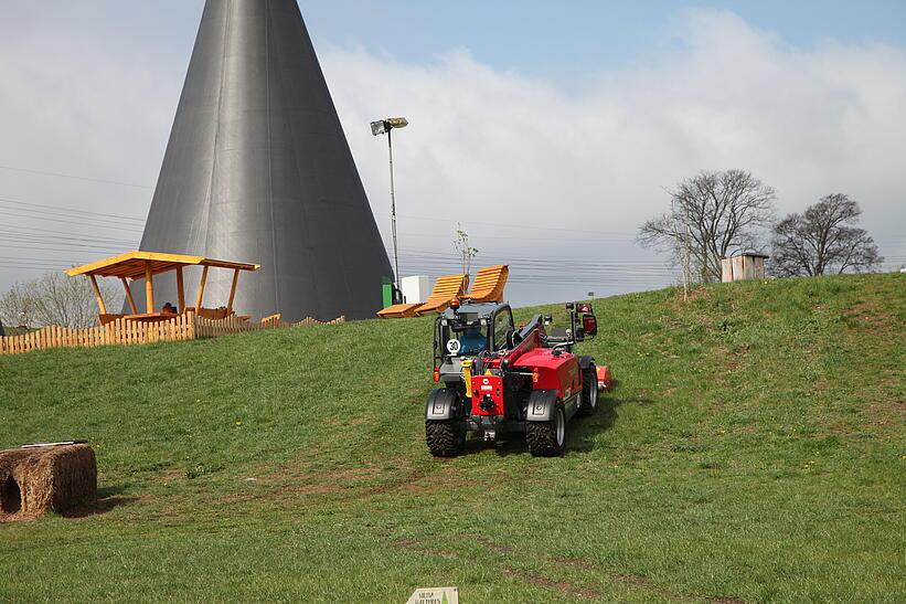 Weidemann Teleskoplader T5522 im Einsatz