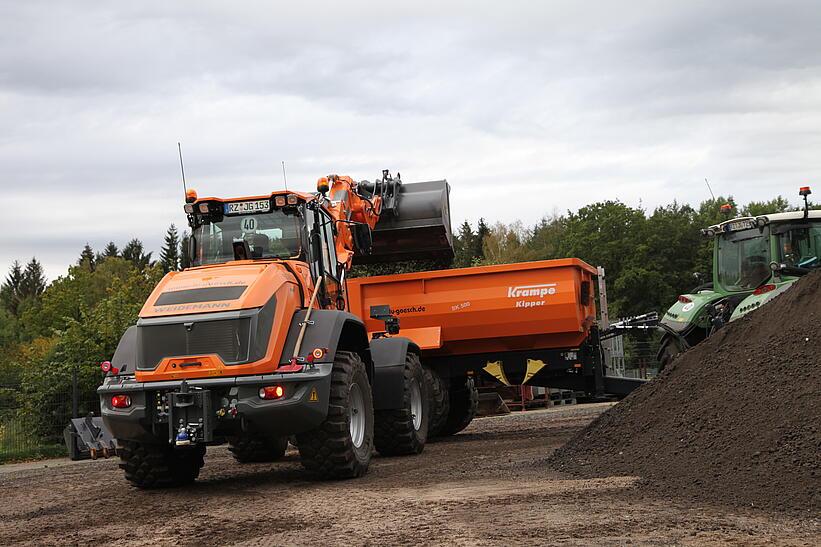 Weidemann Teleskopradlader 9580T im Einsatz