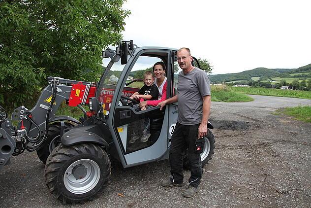 Weidemann Teleskoplader T4512 im Einsatz