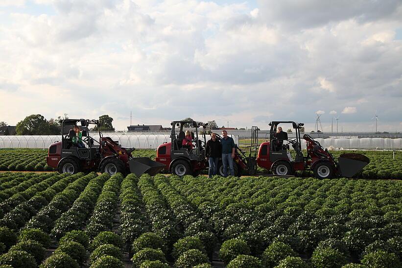 Weidemann Hoftracs in use