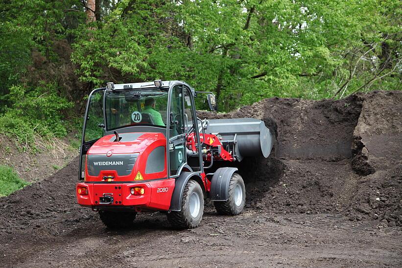 Weidemann Radlader 2080 im Einsatz