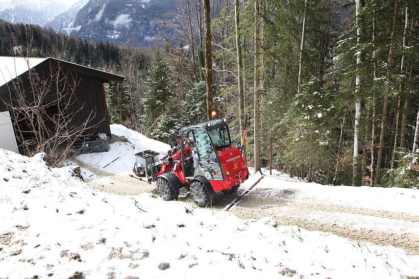 Weidemann Hoftrac 1280 im Einsatz